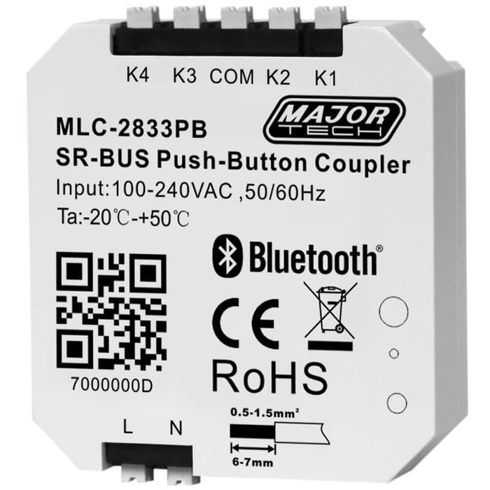 Major Tech Bluetooth Bell Press Coupler Module – 4 Zones | MLC-2833PB - image 1