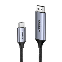 UGREEN Type-C to HDMI Cable: 4K@60Hz Adapter for Connecting USB-C Devices to HDMI Displays - High Quality Braided Cord