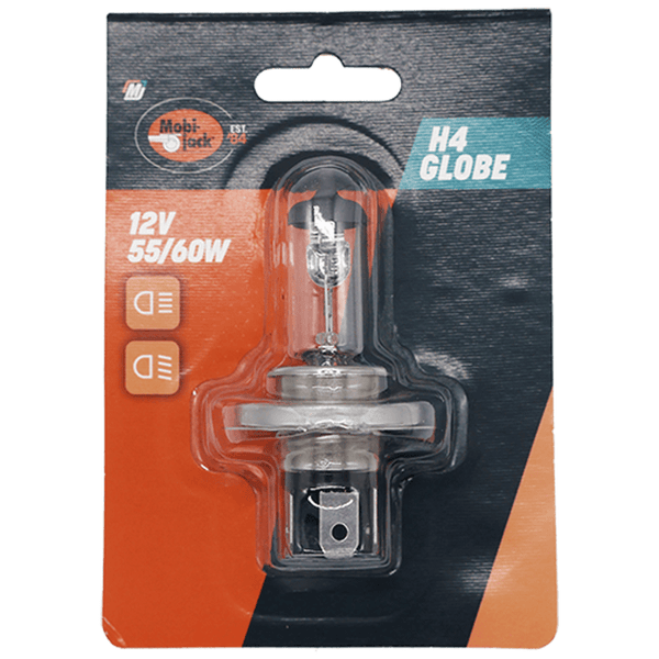 Mobi Globe Halogen 55 W 12 V H4 T 1 Pc Mob1704