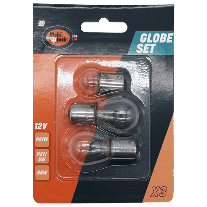 Mobi Globe 3 Pack 12 V P21/5 W P21 W R5 W Mob1718