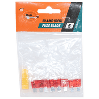 Mobi Fuse Blade 10 Amp (Red) P/5 Mob1760