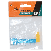 Mobi Fuse Blade 15 Amp (Blue) P/5 Mob1761