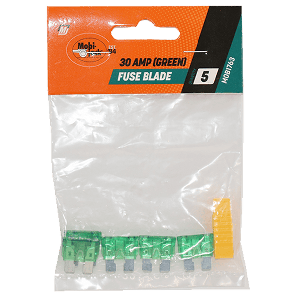 Mobi Fuse Blade 30 Amp (Green) P/5 Mob1763