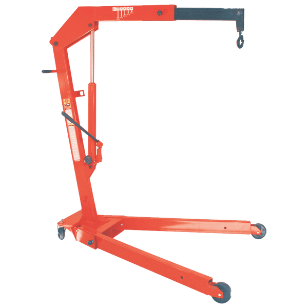 MOBI CRANE STANDARD FOLDING 1TON (MOB4001) - Engine Crane, 1-Ton Shop Crane for Engine Lifting