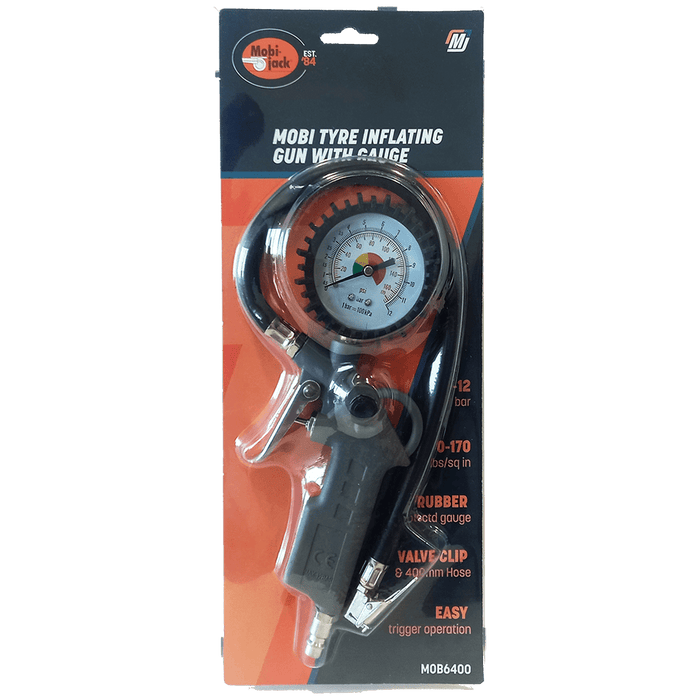 Mobi Tyre Inflating Gun With Gauge Mob6400