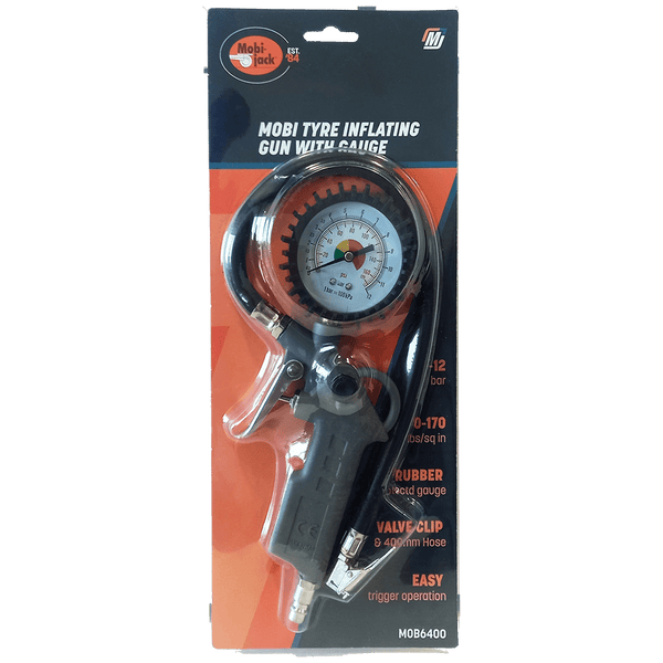 Mobi Tyre Inflating Gun With Gauge Mob6400