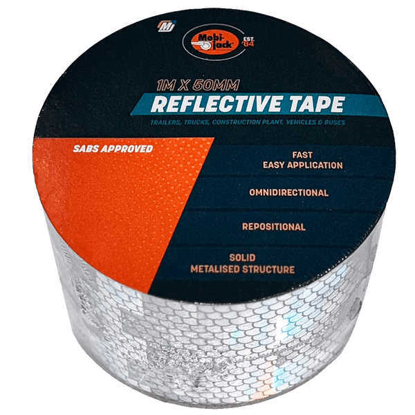 Mobi Tape Reflective 1 M White 50 Mm Mob7912