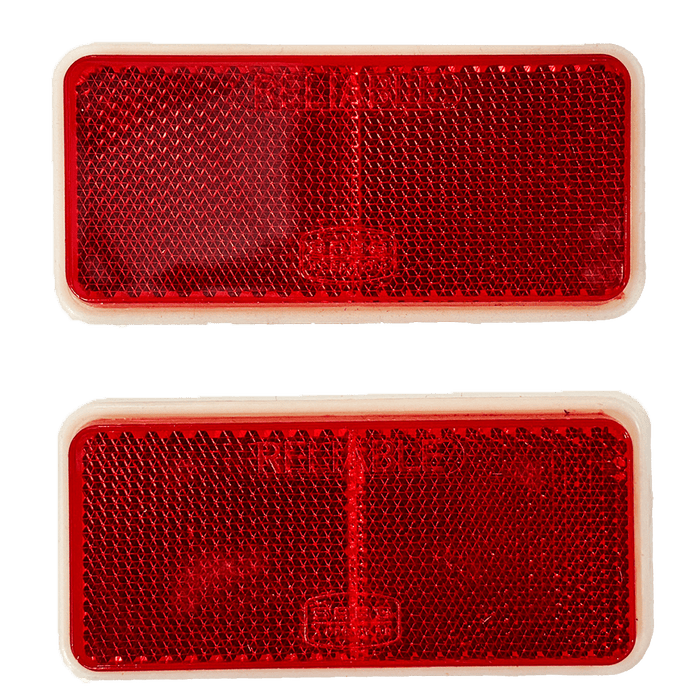 Mobi Oblong Reflect 90 X40 Mm Red P/2 Mob7920