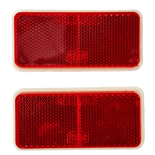 Mobi Oblong Reflect 90 X40 Mm Red P/2 Mob7920