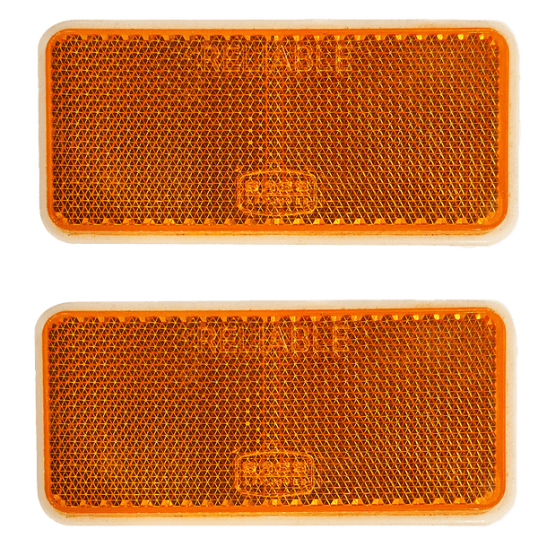 Mobi Oblong Reflect 90 X40 Mm Amber P/2 Mob7921