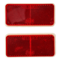 Mobi Oblong Reflect 65 X35 Mm Red P/2 Mob7923