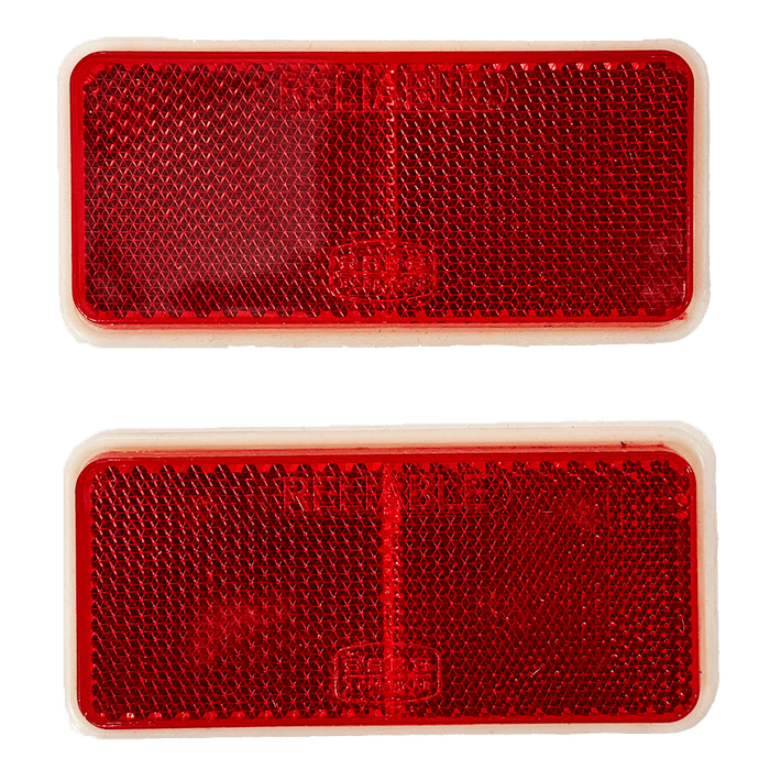 Mobi Oblong Reflect 65 X35 Mm Red P/2 Mob7923