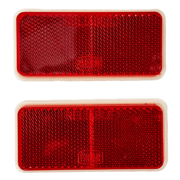 Mobi Oblong Reflect 65 X35 Mm Red P/2 Mob7923