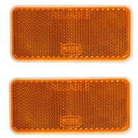 Mobi Oblong Reflect 65 X35 Mm Amber P/2 Mob7924