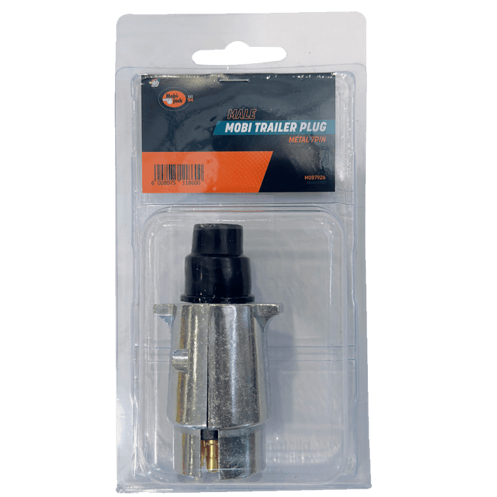 Mobi Trailer Plug Male Metal 7 Pin Mob7926