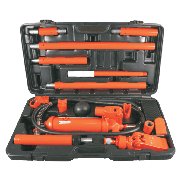 MOB8002 Mobi Hydraulic Body Frame Repair Kit 10T in Case | Collision Repair, Auto Body, Frame Straightening