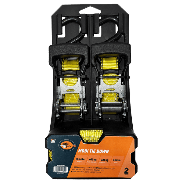 Mobi Ratchet Strap 25 Mm X 3 M Max 220 Kg Mob9400