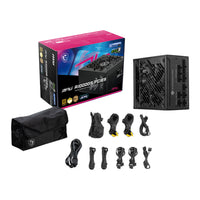 MSI MPG A1000GS PCIe 5 80 PLUS Gold Modular Power Supply-MPG A1000GS PCIE5