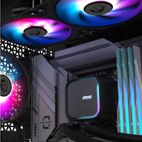 MSI MAG Coreliquid A13 240 AIO Liquid CPU Cooler - Black