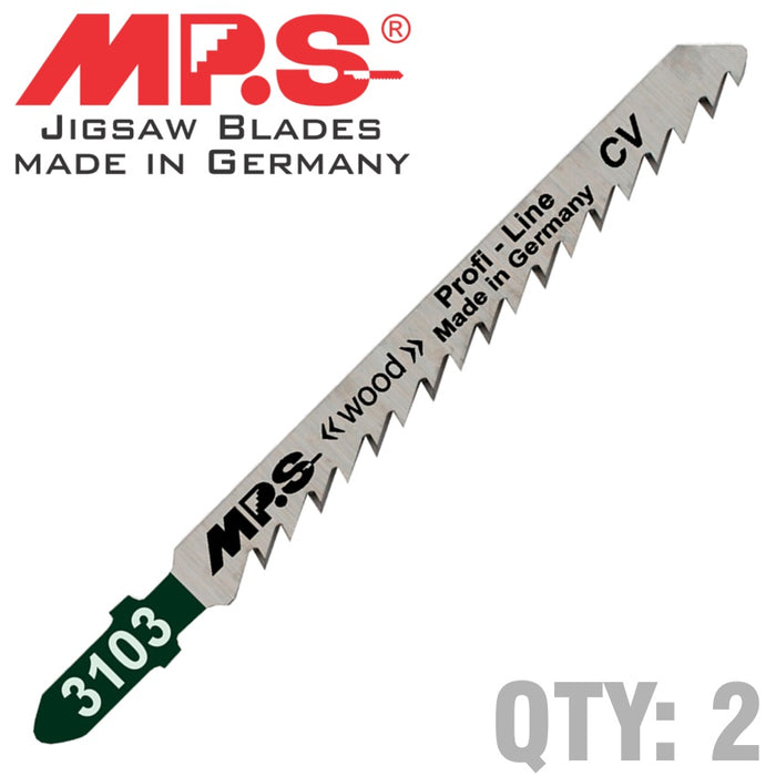Mps Jigsaw Blade Wood T Shank 6 Tpi T101 D Mps3103 2