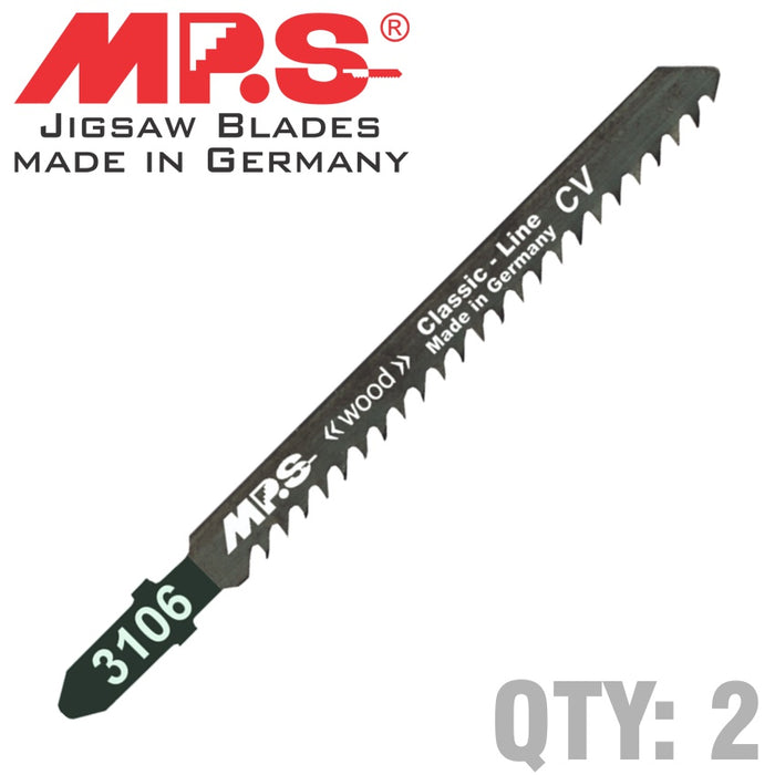 Mps Jigsaw Blade Wood T Shank 8 Tpi T111 C Mps3106 2