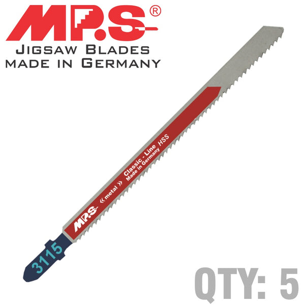 Mps Jigsaw Blade Metal Long T Sh.13 Tpi T318 B Mps3115 5