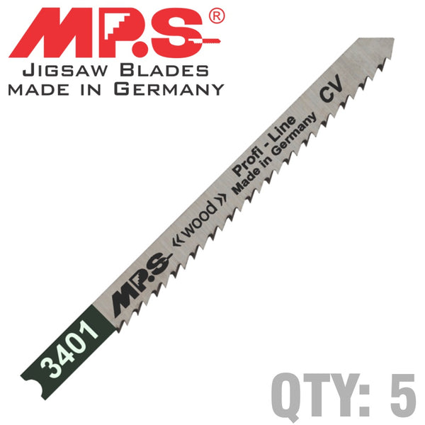 Mps Jigsaw Blade Wood U Shank 10 Tpi Mps3401 5