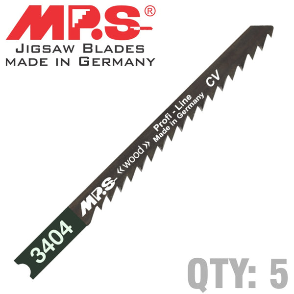 Mps Jigsaw Blade Wood U Shank 6 Tpi Mps3404 5