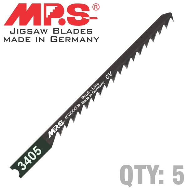 Mps Jigsaw Blade U Shank Wood 6 T Scrol Mps3405 5