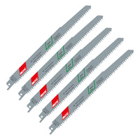 SABRE SAW BLADE 210MM 7TPI 5/PACK WOOD CLEAN CUT S2345X
