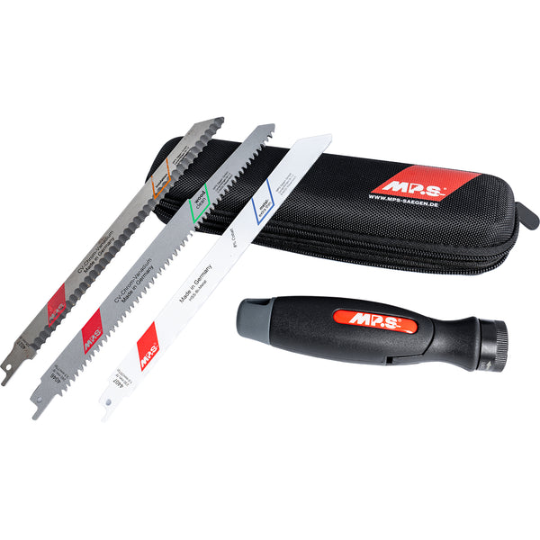 MPS Sabre Saw Blade Set: 4027, 4046, 4407. Reciprocating Saw Blades for Wood, Metal, Insulation. German Made Quality.