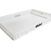 GLOBAL Multipurpose Plastic Tray - 600Mm X 400Mm X 75Mm - MPT0001