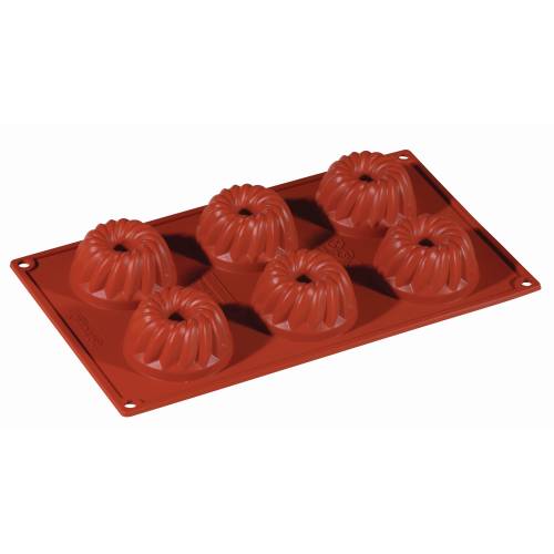 PAVONI Silicone Mould Formaflex 6 Portion Gugelhupf - MSG0006