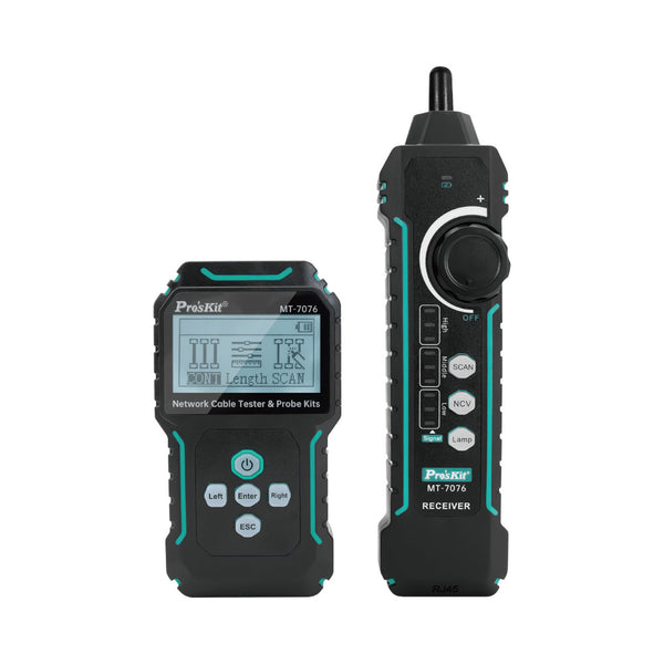 PROSKIT LCD NETWORK CABLE TESTER & PROBE KIT - NET-MT-7076