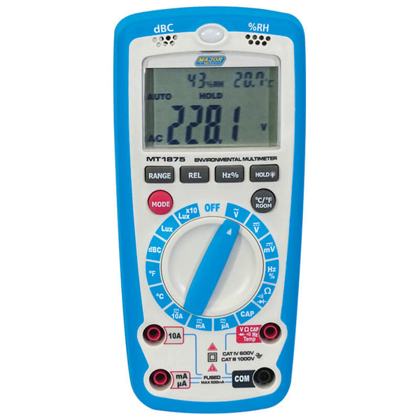 Major Tech 6-In-1 Environmental Multimeter | MT1875 - image 1