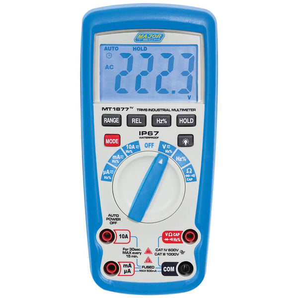 Major Tech 1000V AC/DC IP67 True RMS Multimeter | MT1877 - image 4