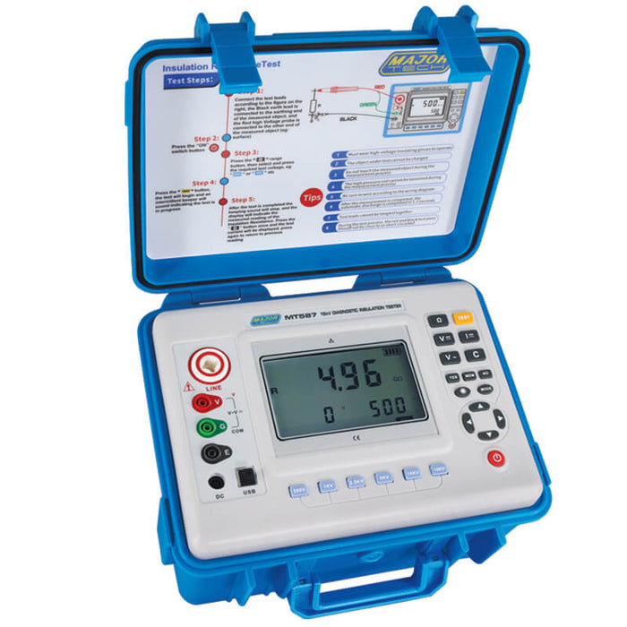 Major Tech 15kV Diagnostic Insulation Tester | MT587 - image 1