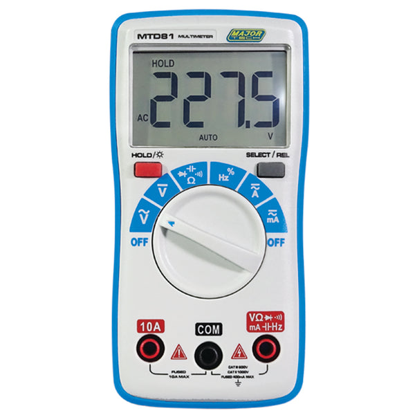 Major Tech Compact Auto Ranging Multimeter | MTD8 - image 3