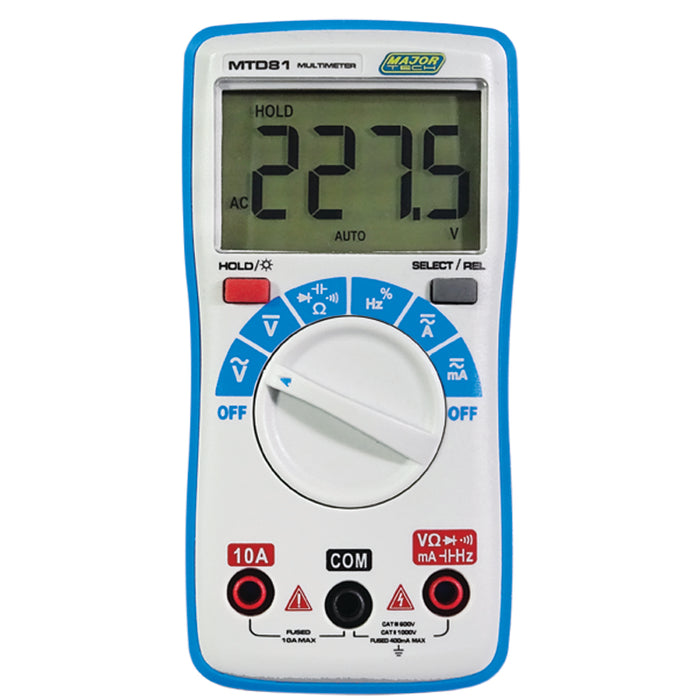 Major Tech Compact Auto Ranging Multimeter | MTD8 - image 1