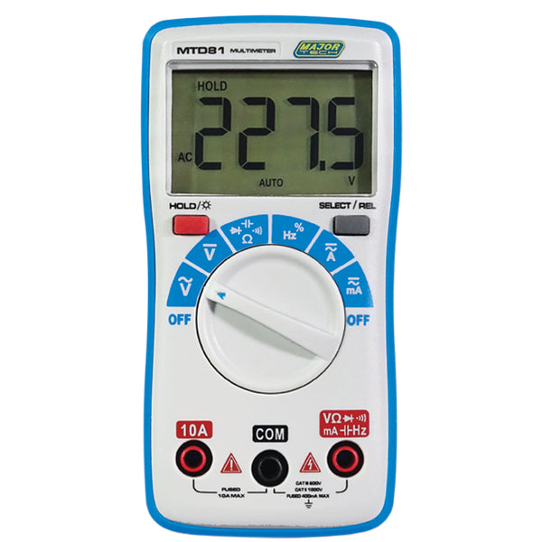 Major Tech Compact Auto Ranging Multimeter | MTD8 - image 1