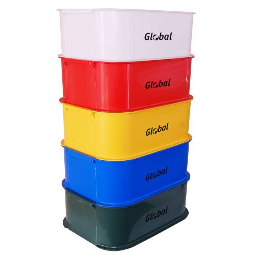 GLOBAL Meat Tray Plastic - Small (Red) - MTS0002