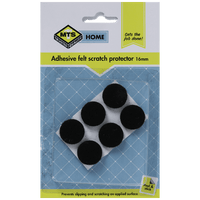 Mts Home Adhesive Scratch Protec16 Mm 6 Pc Mts0022