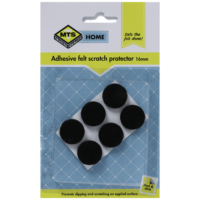 Mts Home Adhesive Scratch Protec16 Mm 6 Pc Mts0022