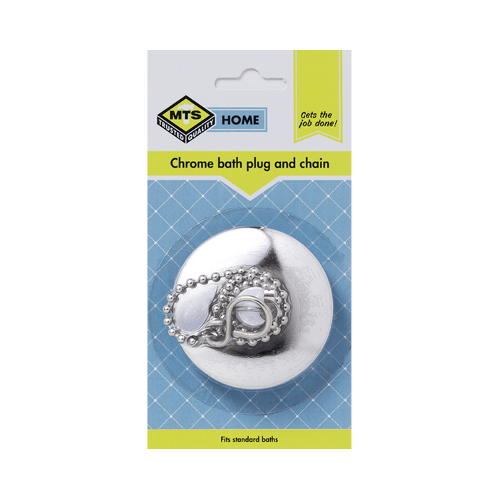 Mts Home Plug Bath Chrome & Chain Mts0047