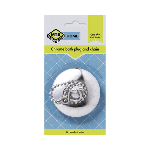 Mts Home Plug Bath Chrome & Chain Mts0047