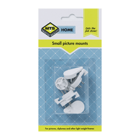 MTS Home Small Picture Mounts - 7 Piece Set | Trusted Quality for Lightweight Frames & Diplomas