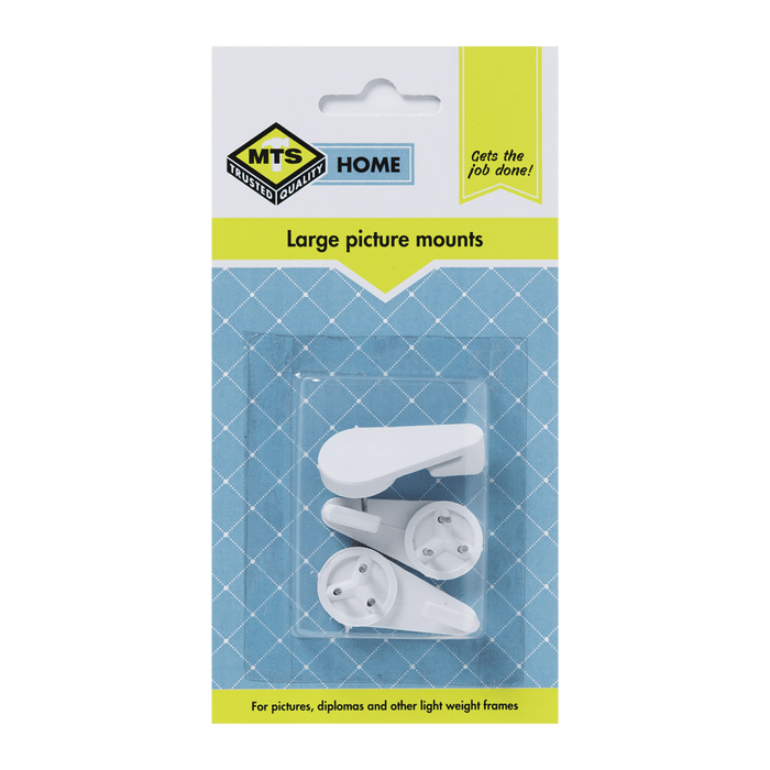 MTS Home Picture Mounts - Large, Pack of 3 - Picture Hanging Solutions