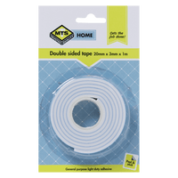 Mts Home Double Sided Tape 20 Mm X 3 Mmx1 M Mts0065