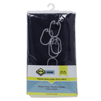Mts Home Shower Curtain Drip Dry Navy Mts0069