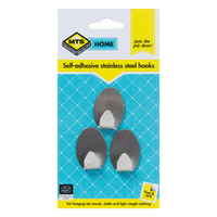 Mts Home Oval Hook S/S Small P/3 Mts0071